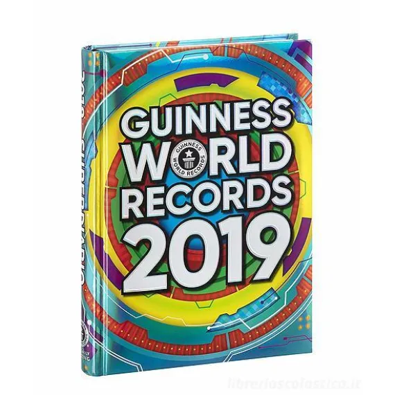 Superdiario Guinness World Records 2019. Diario agenda 16 mesi