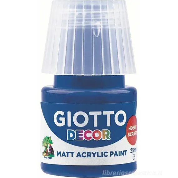Tempera acrilico Giotto Decor ml 25 blu oltremare