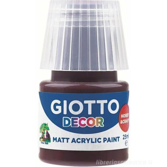 Tempera acrilico Giotto Decor ml 25 seppia
