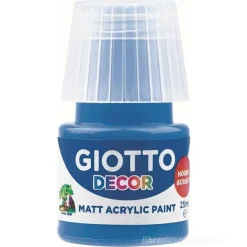 Tempera acrilico Giotto Decor ml 25 blu cobalto