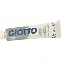 Tempera Giotto tubo ml 21 argento