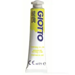 Tempera Giotto tubo ml 21 giallo limone