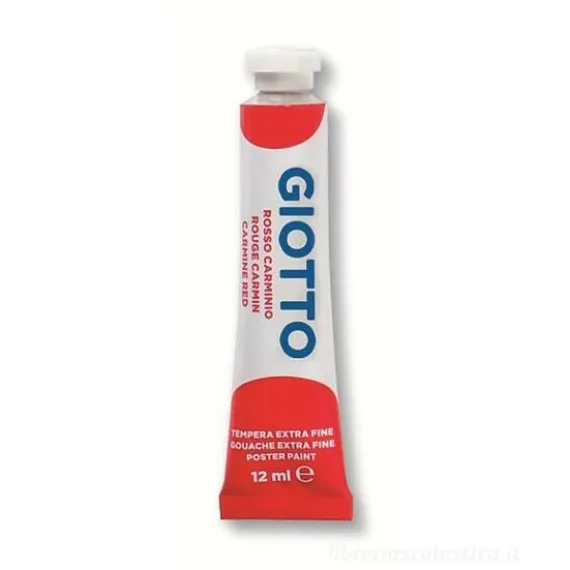 Tempera Giotto tubo ml 12 rosso carminio