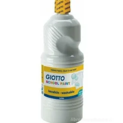 Tempera lavabile Giotto School Paint ml 1000 bianco