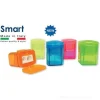 Temperamatite a 2 fori Smart con serbatoio (colori assortiti)