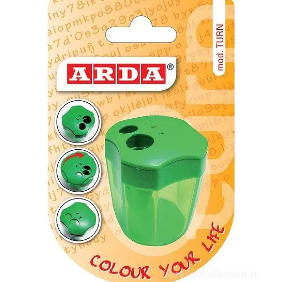 Temperamatite a 2 fori Turn (colori assortiti)