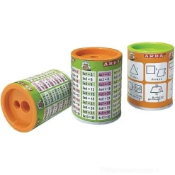 Temperamatite con serbatoio doppio foro (colori assortiti)