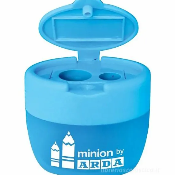 Temperamatite con serbatoio a 2 fori Minion (colori assortiti)