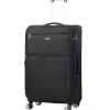 Trolley in tessuto nero cm 78x47x31 (75275)