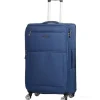 Trolley in tessuto royal blu cm 78x47x31 (75276)