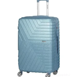 Trolley rigido celeste cm 76x53x26 (28576)