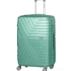 Trolley rigido verde acqua cm 70x50x30 (28577)
