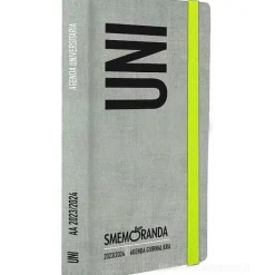 Uni Smemoranda 2024. Agenda 13 mesi giornaliera. Grigio