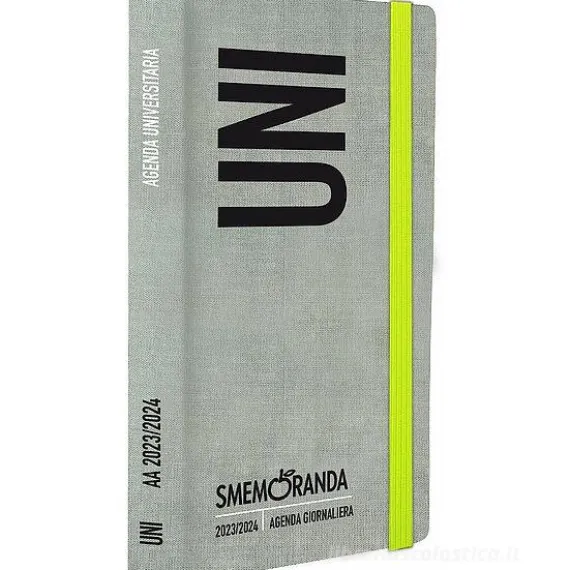 Uni Smemoranda 2024. Agenda 13 mesi giornaliera. Grigio