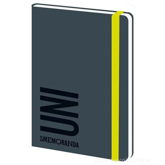 Uni Smemoranda 2019. Agenda 18 mesi settimanale grigio