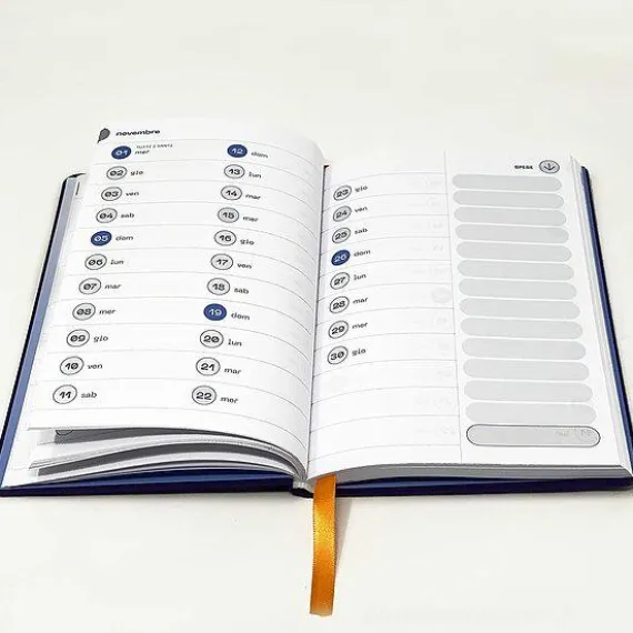 Uni Smemoranda 2023. Agenda 13 mesi settimanale. Viola