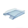 Vaschetta porta corrispondenza blu trasparente cm 34x25