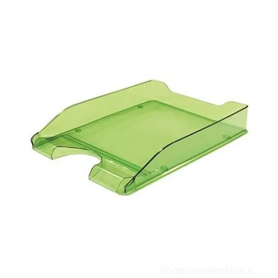 Vaschetta porta corrispondenza verde trasparente cm 34x25