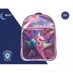Zainetto con tasca frontale Unicorno cm 30x24x10
