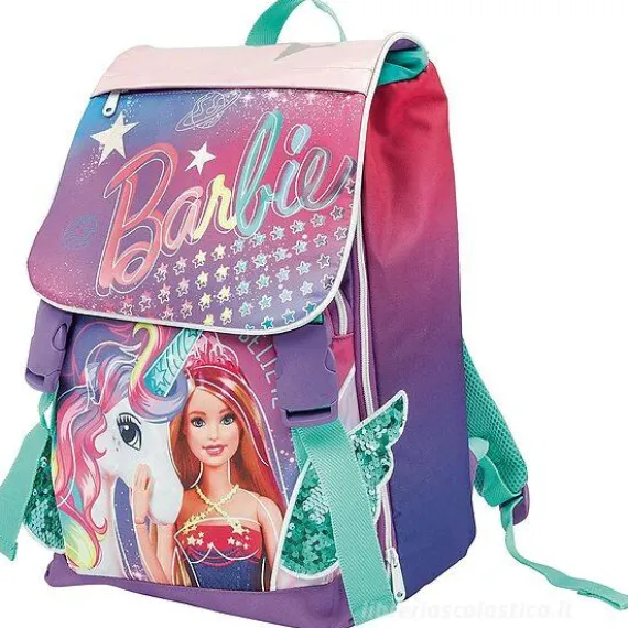 Zainetto scuola estensibile Barbie