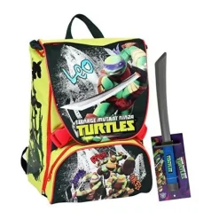 Zaino estensibile Multi "Ninja Tutles" in tessuto poliestere (LSC12869)