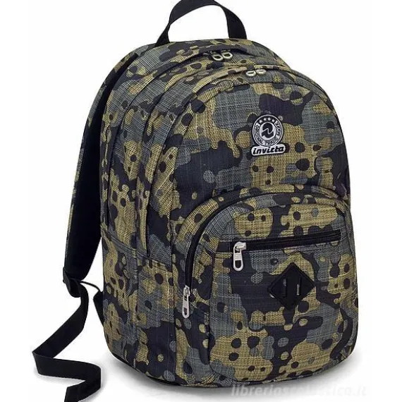 Zaino format Invicta Camou Tex Green