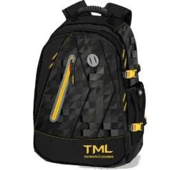 Zaino organizzato nero TML Tua Madre è Leggenda