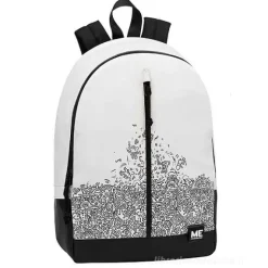 Zaino reversibile ME My Evolution. Bianco e nero
