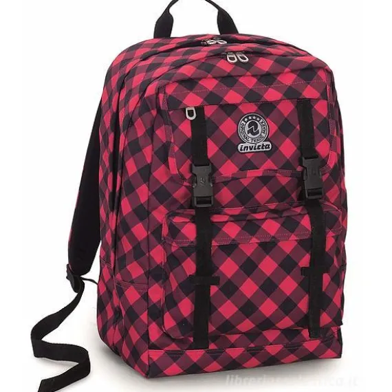 Zaino round Invicta Duffy Red Plaid