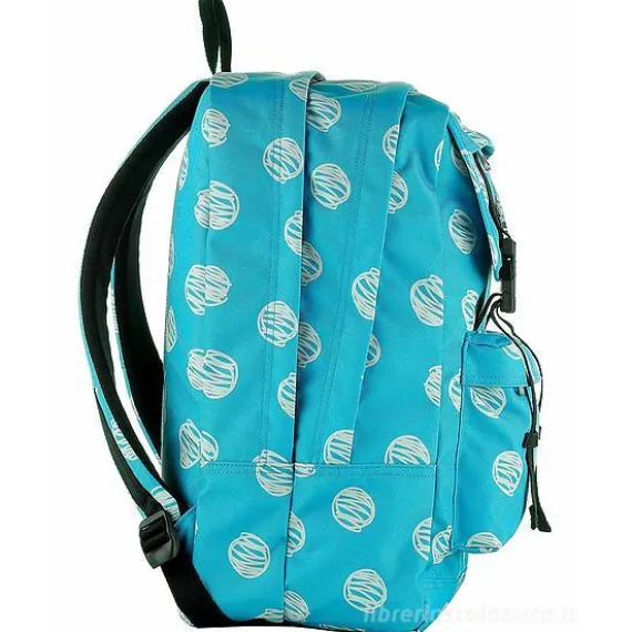 Zaino round Invicta Duffy Turquoise Brushed Dots