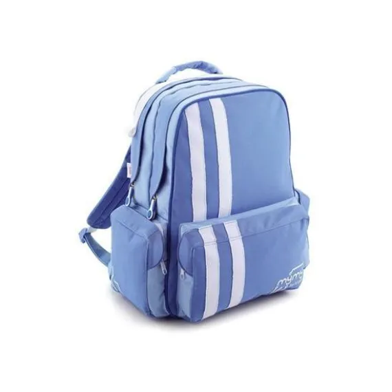 Zaino scolastico azzurro