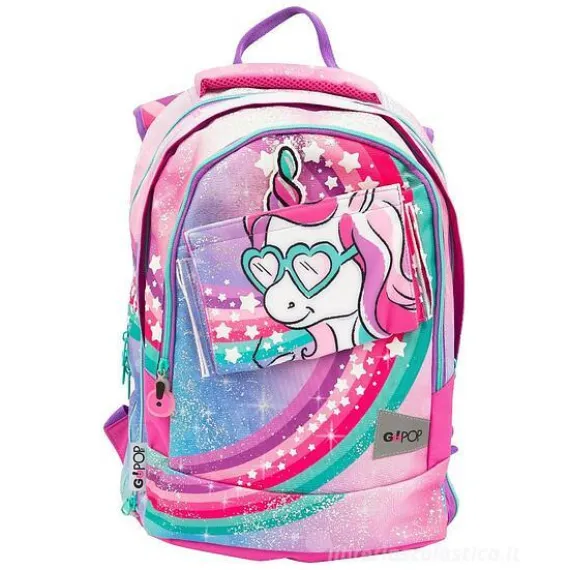 Zaino scuola estensibile GoPop Unicorn