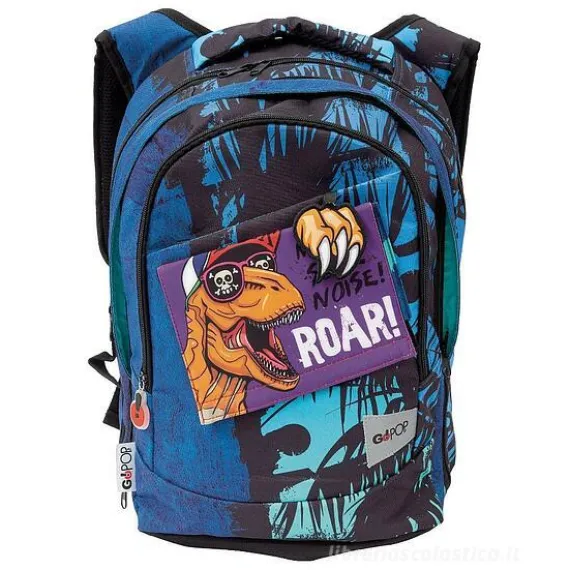 Zaino scuola estensibile GoPop T-Rex