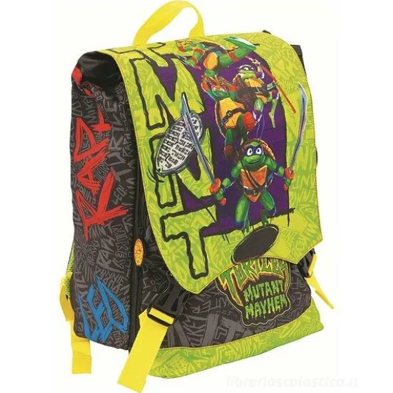 Zaino scuola estensibile Tartarughe Ninja
