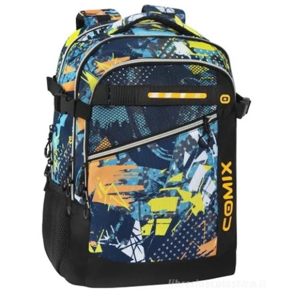 Zaino Scuola Organizzato Comix WBS 2.0 Mix Blu