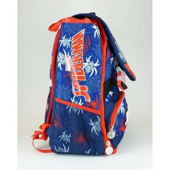 Zaino Spiderman estensibile 20-30L con Patch PU e bande retroriflettenti-Scuole elementari e medie