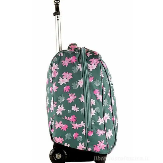 Zaino trolley crossover system Invicta Green Painted Daisies