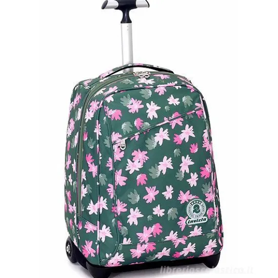 Zaino trolley crossover system Invicta Green Painted Daisies