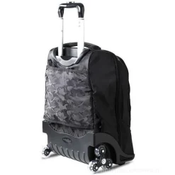 Zaino trolley 3 ruote Reflex nero e blu