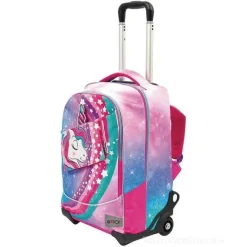 Zaino trolley scuola GoPop Unicorn